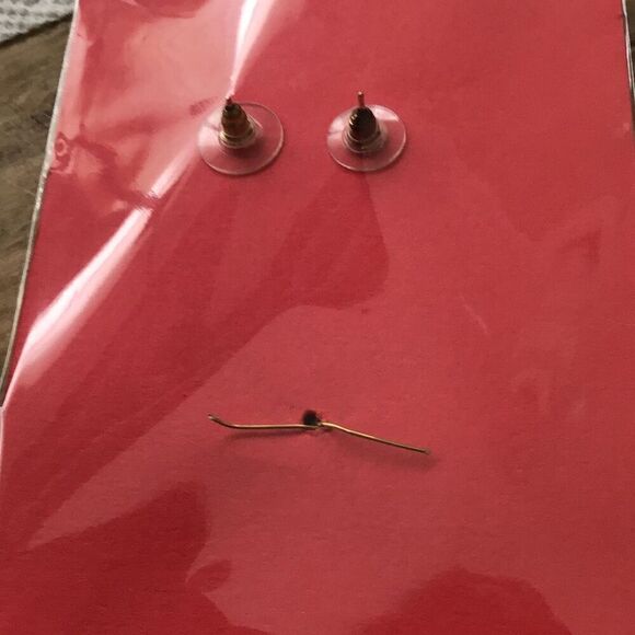 Necklace, Amethyst Pendant and Earrings Set, Dark Purple, Vintage - Picture 4 of 4